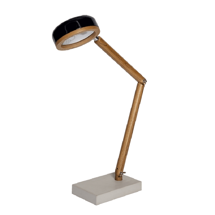 HIPP bordlampe, ask/beton - Fashion sort